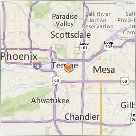 Arizona State University Tempe Location Map Arizona State University Tempe Location Map