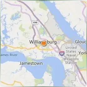 College of William and Mary Location Map College of William and Mary Location Map