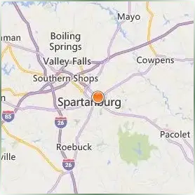Converse University Location Map Converse University Location Map