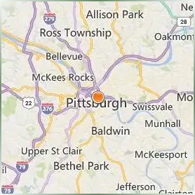 Duquesne University Location Map Duquesne University Location Map