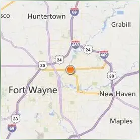 Purdue University Fort Wayne Location Map Purdue University Fort Wayne Location Map
