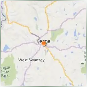 Keene State College Location Map Keene State College Location Map