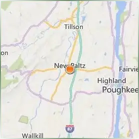State University of New York at New Paltz Location Map State University of New York at New Paltz Location Map