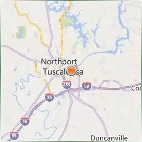 The University of Alabama Location Map The University of Alabama Location Map