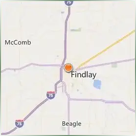The University of Findlay Location Map The University of Findlay Location Map