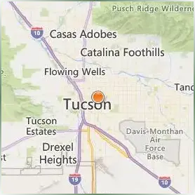 University of Arizona Location Map University of Arizona Location Map