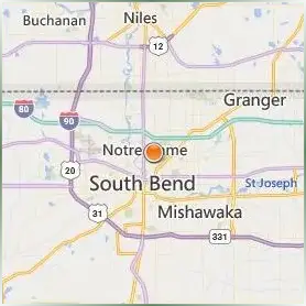 University of Notre Dame Location Map University of Notre Dame Location Map