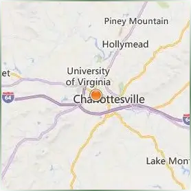University of Virginia Location Map University of Virginia Location Map